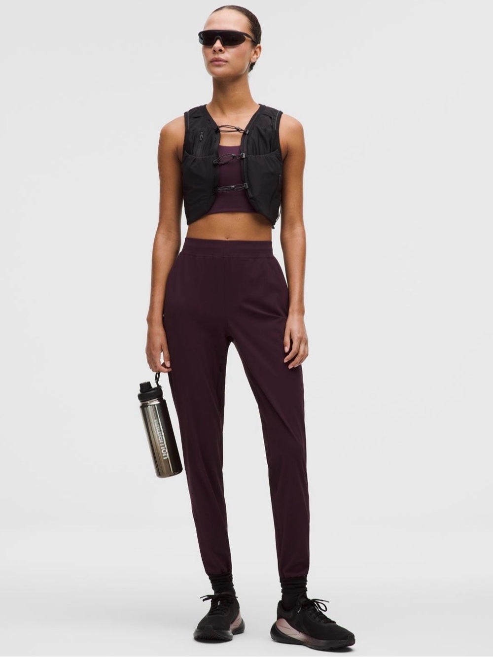 Lululemon Women’s Adapted State High-Rise Jogger (4, Regular, Black Plum)